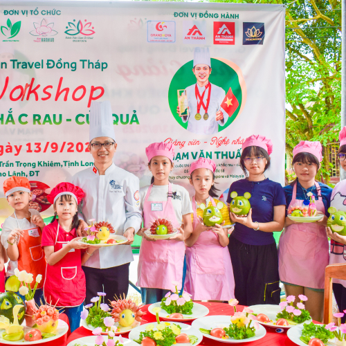 Workshop Điêu Khắc Rau Củ Quả Dành Cho Trẻ Em